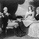 George Washington, Martha Washington, and Martha’s two children from a previous marriage, circa 1761. Photo via Getty Images.